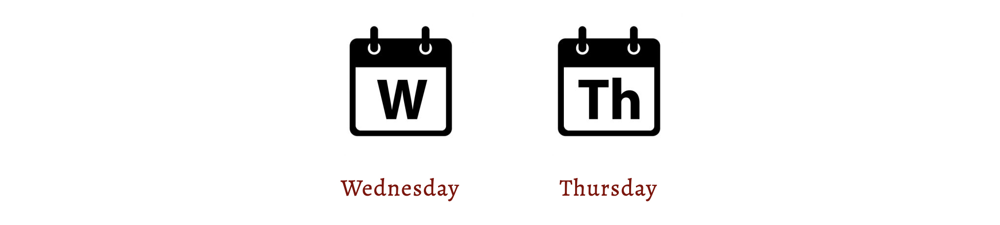WED THUR WED THUR